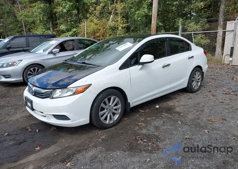 2012 Honda Civic Ex из США, поврежденный, VIN 19XFB2F81CE097587